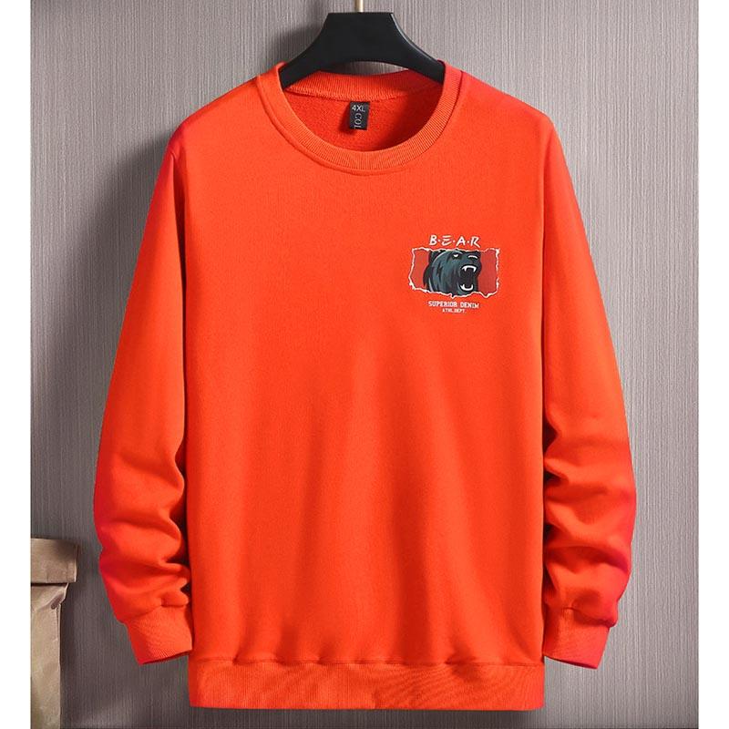 Frühling und Herbst Übergröße Herren Sweatshirt Casual Pullover Loose Sports Top 4XL-10XL