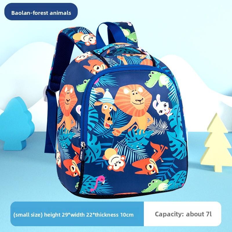 

Dinosaur Kids School Backpack With Breathable Nylon For Preschool And Elementary Students Blue S