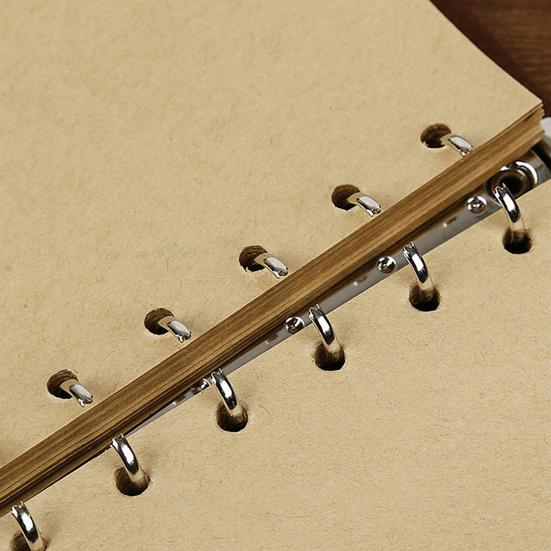 Lace-up Metal Pendant Blank Page Smooth Writing Diary