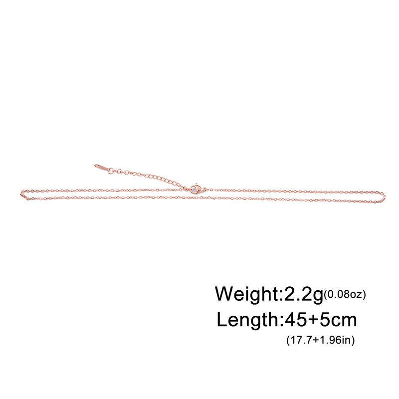 Silver Cross Pendant Necklace Delicate Clavicle Chain DIY Universal Fine Link Extension Jewelry For Women