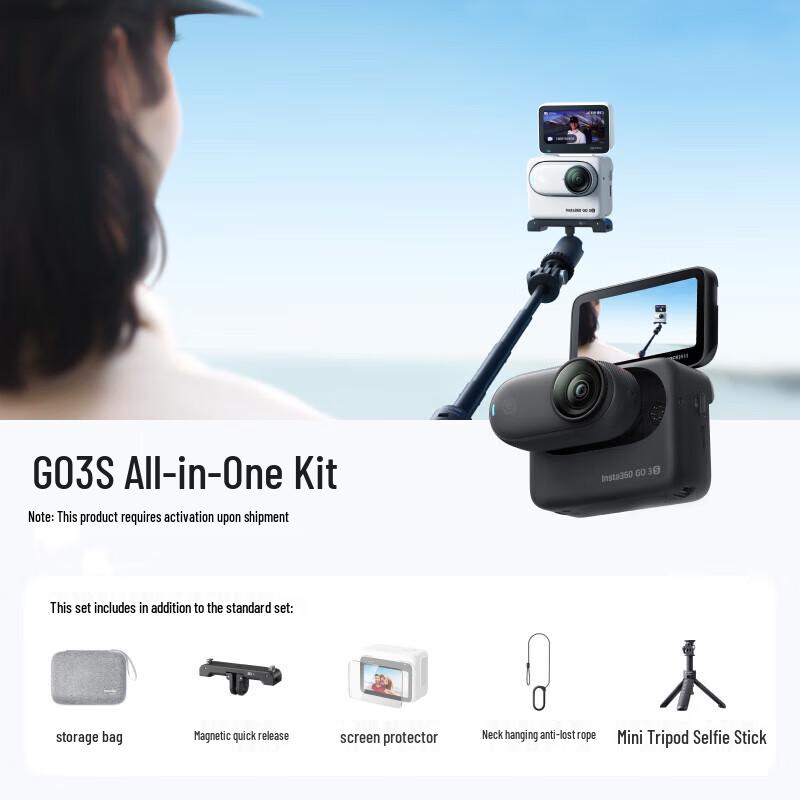 

Insta360 GO 3S 4K Mini Action Camera (CN version)