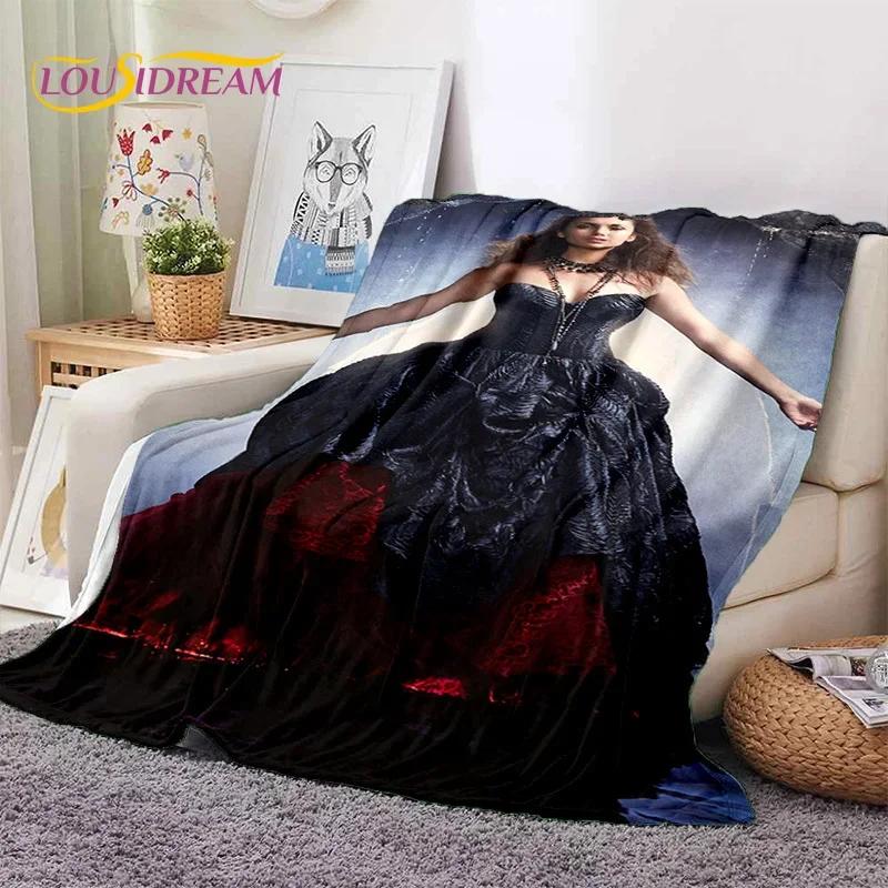 The Vampire Diaries Damon Salvatore Soft Flannel Blanket for Beds Bedroom Sofa Picnic,Throw Blanket for Outdoor Leisure Nap Gift