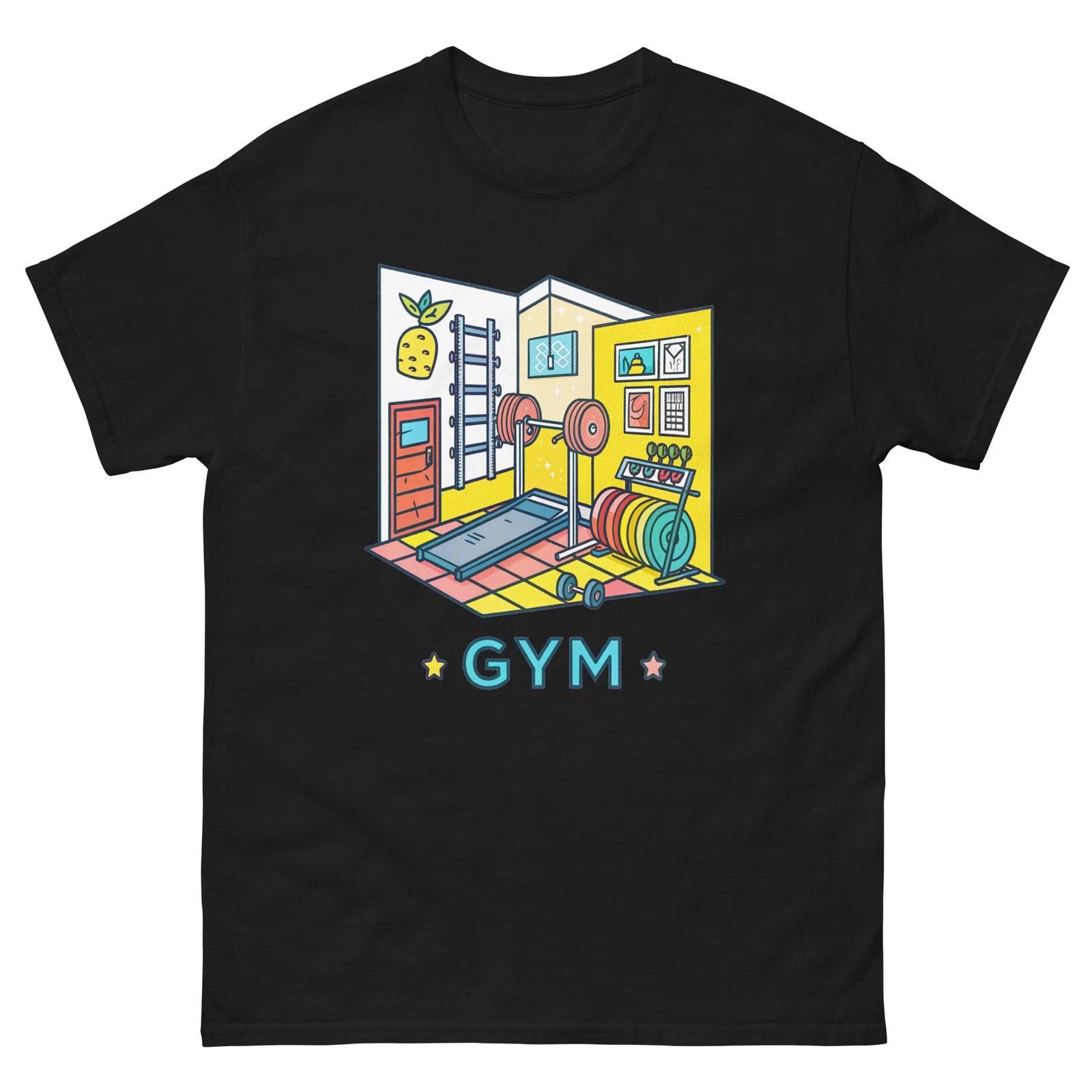 Gym Everyday Location Building Place T-Shirt M