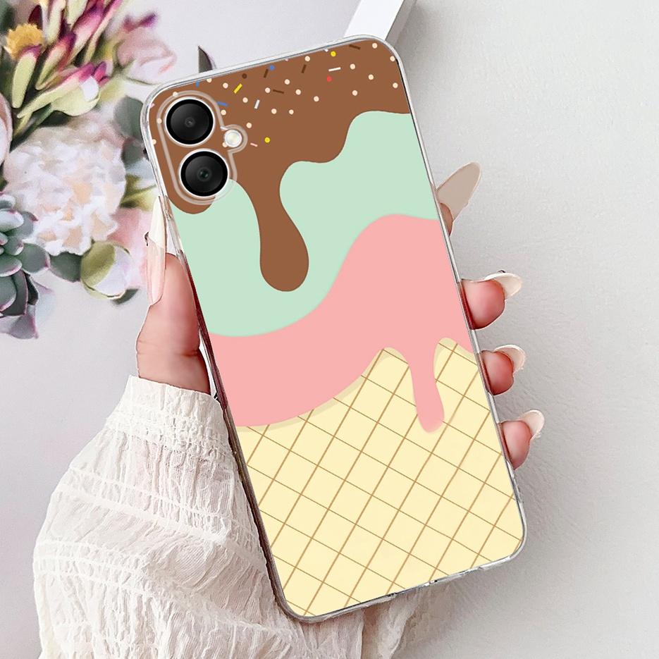 For Samsung Galaxy A06 Case A04 A04e A05 Lucky Koi Fashion Painted Cover Soft Silicone Case For Samsung A06 A 04 Galaxy A05 Bags