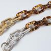 New Fashion Woman Bag Accessory Detachable Part Replacement Chain Leopard Gold Silver Acrylic Strap Women Shoulder Handle Chain