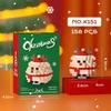 Kids Christmas Building Block Toys DIY Santa Claus Snowman Elk Tree Micro Brick Puzzle Assembly Model Xmas Home Decoration Gifts