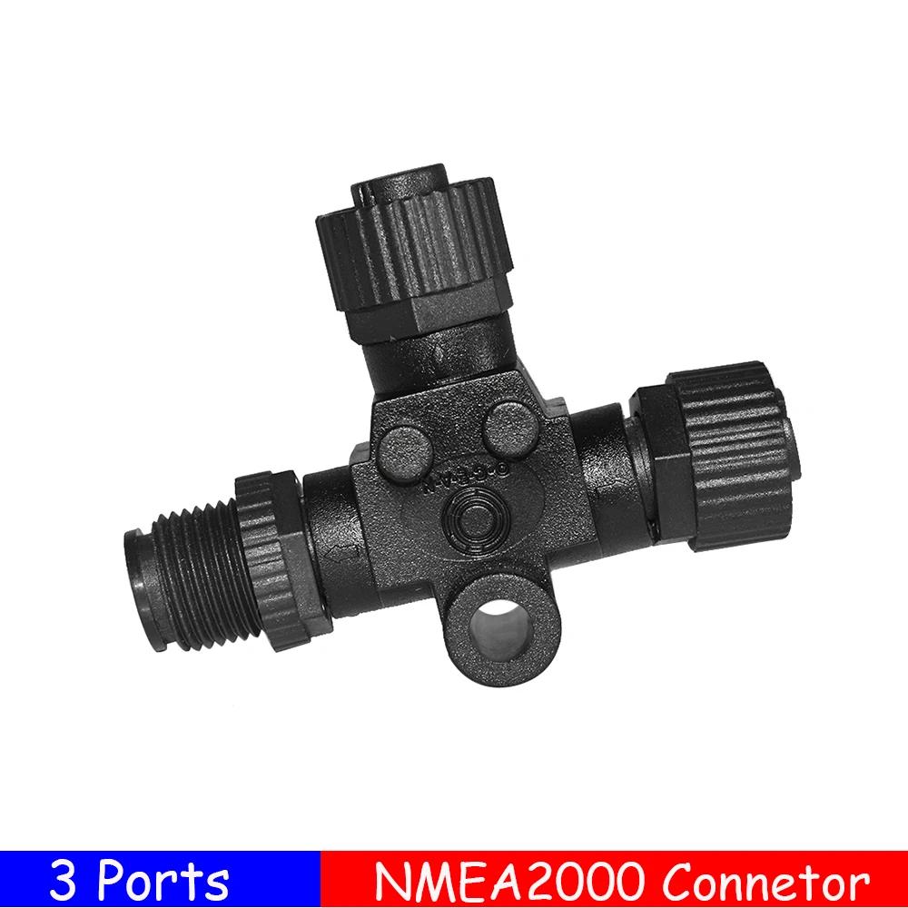 

CX5005 Адаптери NMEA2000 Кабелі NMEA 2000 Роз єми Багатофункціональний Конвертер Підключіть до 5 Кабелів Ліній Роз єм Адаптер CX5003 3port connector