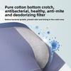Plus Size Men's Spring and Summer Pure Cotton 10A Antibacterial Breathable Briefs