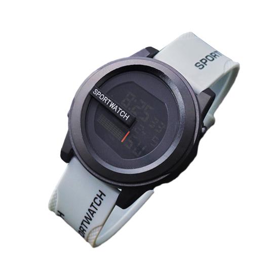 

Мужские водонепроницаемые цифровые часы, стильный научно-технический дизайн, светящиеся удобные часы с ремешком, мужские часы серый