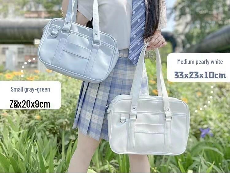 Japanese JK Uniform PU Bag: Student Handbag, Shoulder Bag, Briefcase, Backpack, and Travel Bag