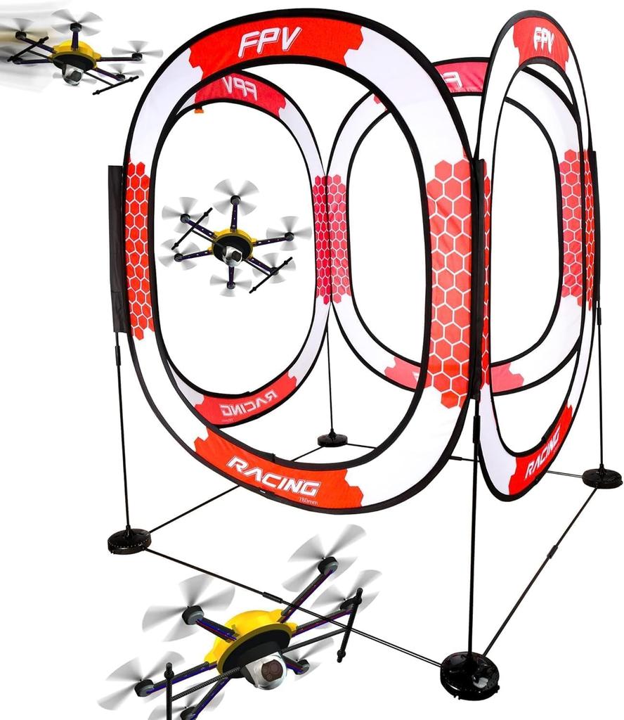 Drone Gate, Obstacle, Hanging, Stand-Type, Stand, Drone Practice Training, Racing Gate, Racing Air Gate, RC FPV Challenge, Flying, IndoorOutdoor,