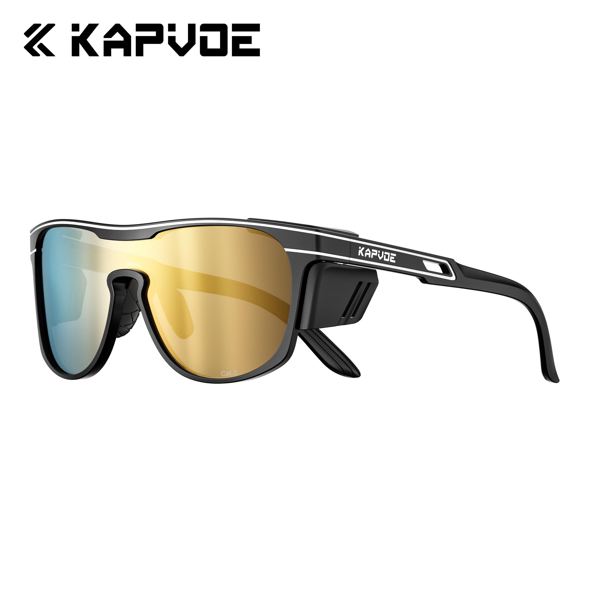 

Kapvoe Glacier Sunglasses for Men Photochromic Cycling Glasses Hiking Eyewear Bicycle UV400 Bike Sunglasses 2026 Lenses Bicycle