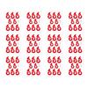 Forehead Decal Stickers for Kids Red Blue Washable Waterproof Face Tattoos for Cosplay Performances Flame Wave Designs Sticker