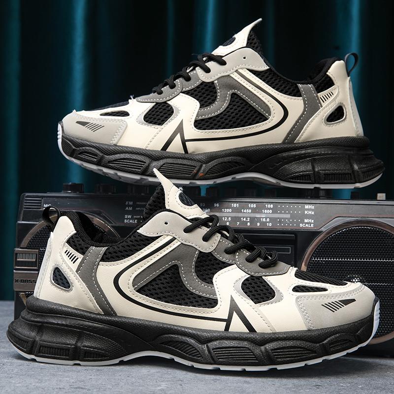 2023 Men’s Sneakers Mesh Chunky Sport Basketball Shoes For Men Street Style Casual Walking Shoes Platform Men’s Jogging Sneakers