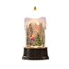 Battery Powered Christmas Wind Lantern Sculpture Kawaii Christmas Plastic Ornament  Office