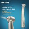 Niceden AI-X600L 21W Power Stainless Steel Standard Head Air Turbine High Speed Handpiece Dentals Optical LED N-Coupling Tools Materials