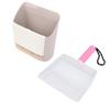 Cat Litter Scoop with Holder Base Broom Dustpan Set Detachable Stainless Steel Kitty Litter Scooper
