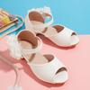 2025 Winter Floral High-Heeled Sandals for Big Kids - Versatile & Fashionable