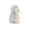 Apricot Lamb Gray Plush Penguin Stuffed Toy, Soft and Cute, Fluffy Gray Penguin 20cm Suitable for Boys and Girls