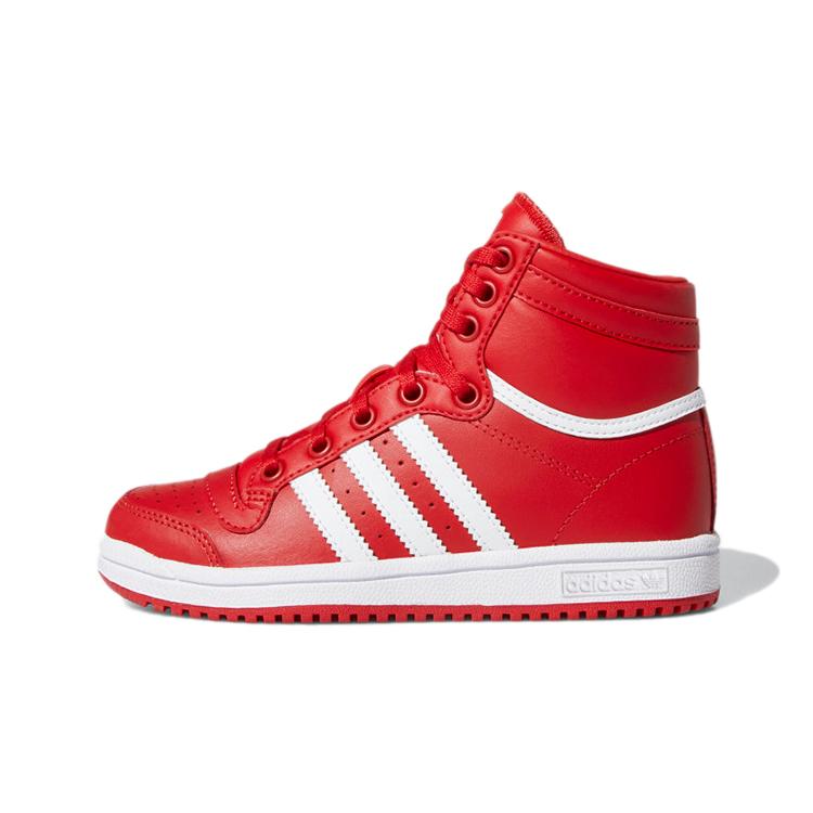 

Adidas Originals Top Ten Hi K Casual High top Kids Skateboarding Shoes Red White Kids EF2835 34