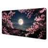 Sakura Moon Night Mouse Pad Large Computer Office Game Table Mats Xxl Rubber AntiSlip Gaming Keyboard Mousepads Long Desk Pads