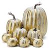 White and Yellow Pumpkin Model for Halloween and Christmas Decoration Wreaths