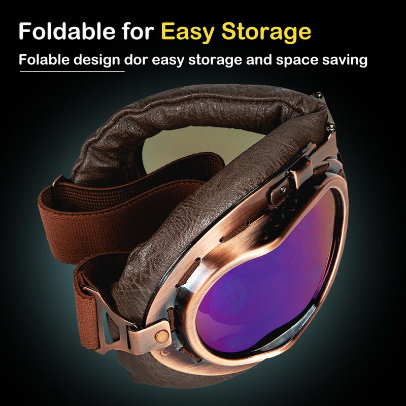 Motorrad Wintersport Reitbrille Schneemobil Motocross Rennbrille Staubdicht Anti-UV Brillen Dirt Bike Teile