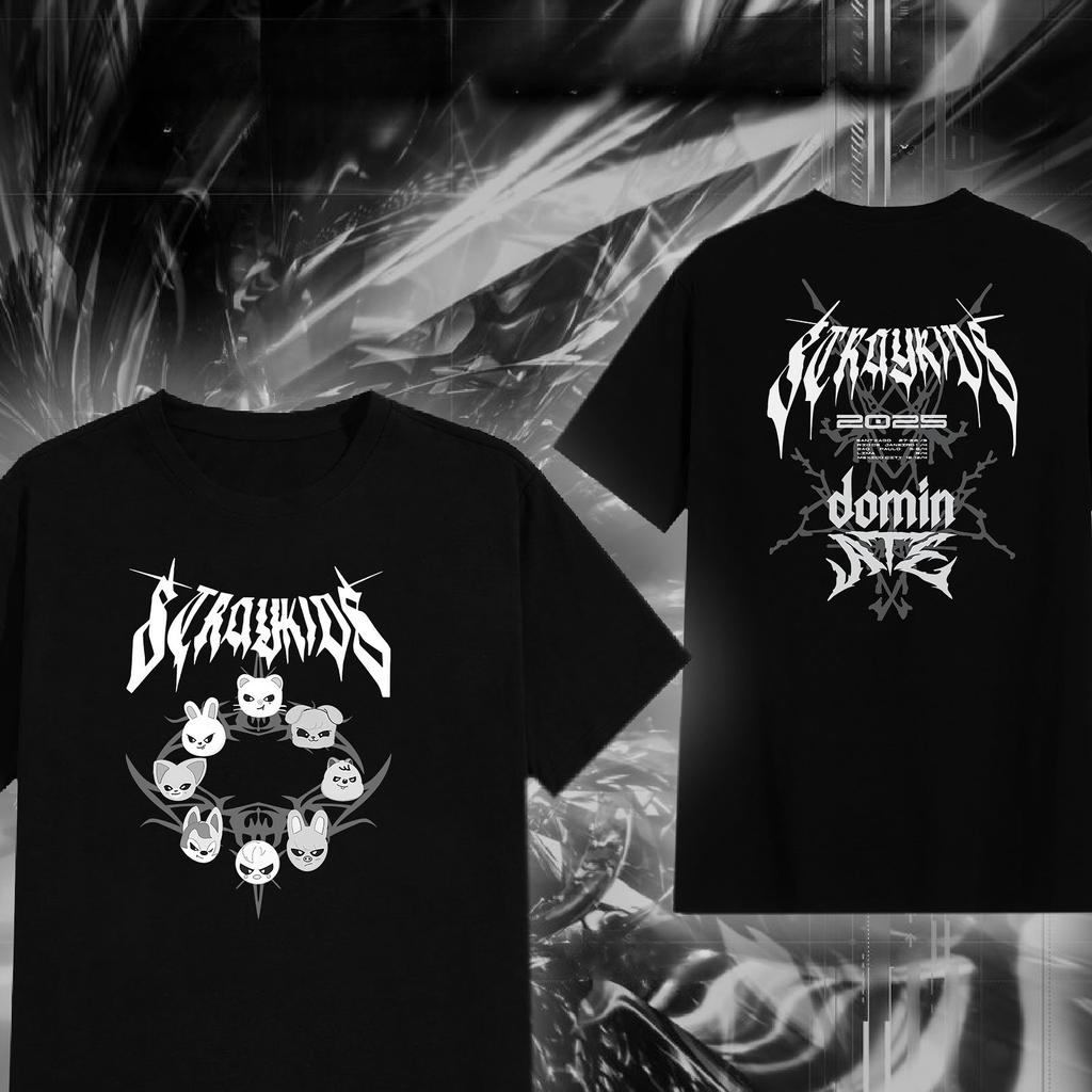 Street Children 2025 World Tour T-Shirt Street Children Mixtape Dominate Summer New Men's and Women's Retro Fashion Top