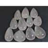 287Cts.Natural Pink Rose Quartz Pear Shape Cabachon Loose Gemstone 11Pcs Lot C-2520