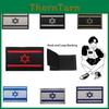 Aotddor Asiatiske Flagg Patch Brodert Stoffklistemerke Israelsk Flagg Borrelås Armpatch