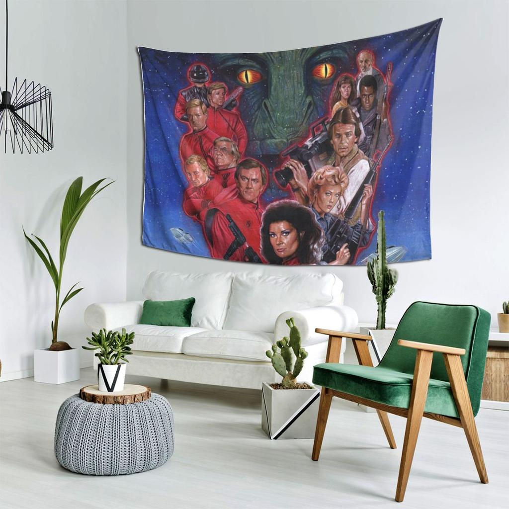 V The Visitors Miniseries 40th Anniversary Tapestry Decoration Art Aesthetic Tapestries for Bedroom Home Wall Cloth Wall Hanging