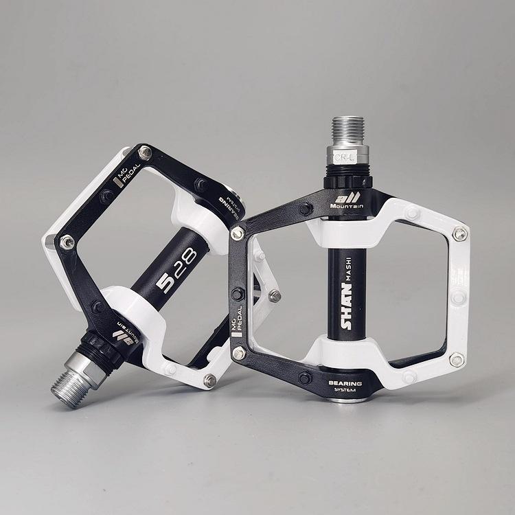 2025New Bicycle Pedal Bike Platform Pedal Anti Slip Aluminum alloy Mountain Bike MTB Bicycle Pedal Road Bike Pedals белый