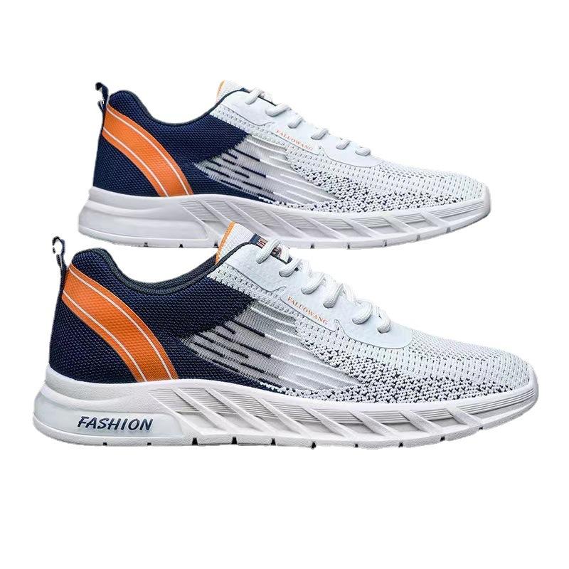 Shoes Men's Summer Breathable Thin Mesh Shoes  New Flying Woven Mesh Sneakers All-match Men's Casual Trendy Shoes