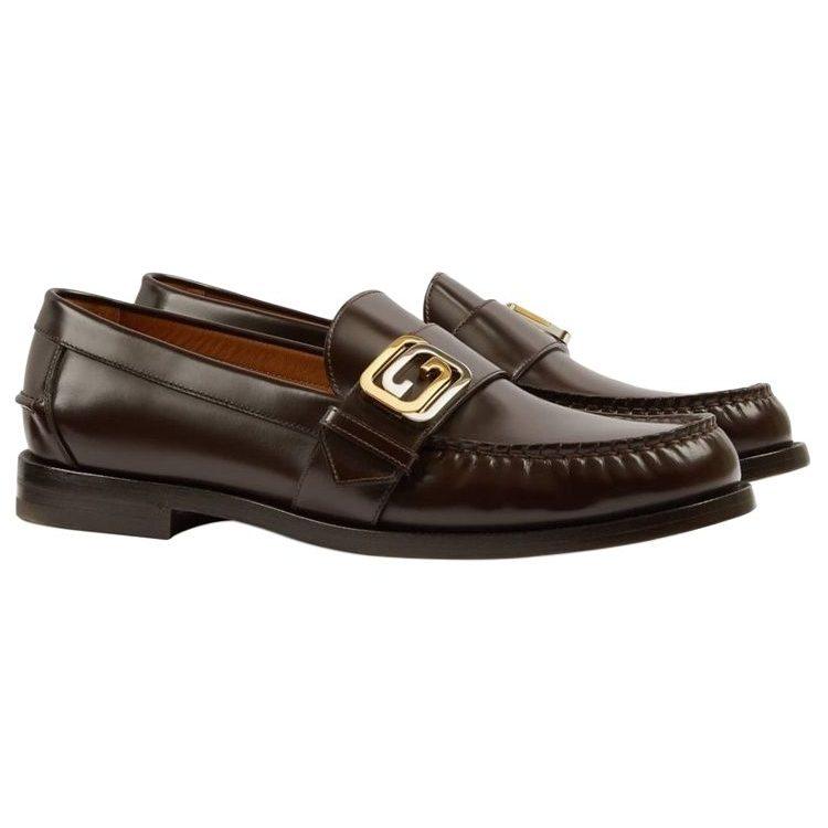 Gucci Gg Buckle Loafer 'Night Cocoa' 723631 17X00 2106