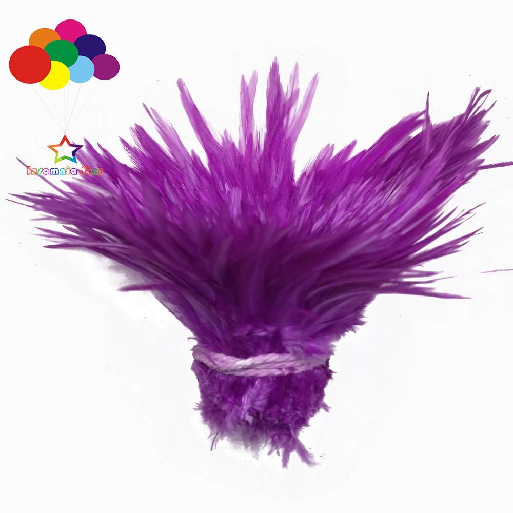Whole 900PCS Fade Rooster Feathers Dyeing 5-6" Hackle 12-15 Cm Strung DIY Chicken Plume Jewelry Costume Hat Party Mask