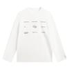 Li Ning Sports Life Collection T Shirts Unisex White Crew Neck Moderate ATLW089-7