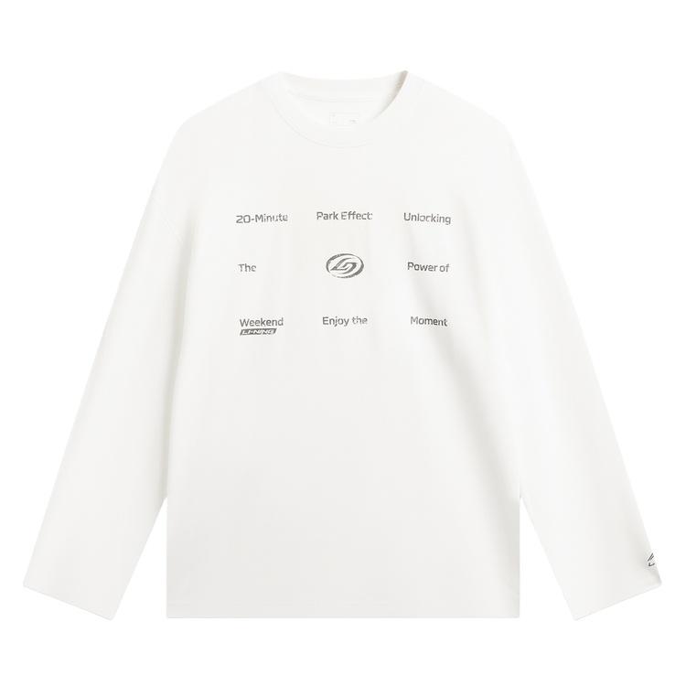 Li-Ning Quick-Drying Cool Loose Fit Crew Neck T-Shirt Unisex tops ATLW089-7 S