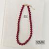 French round Shijia pearl necklace New Internet celebrity necklace Sweater chain Literary retro fashion necklace