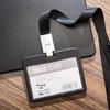 Youhe 6638 Transparent Double-Sided Acrylic Lanyard Card Holder