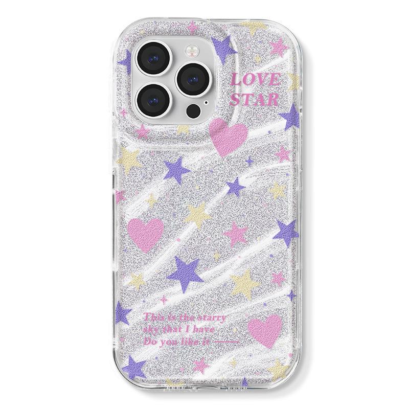 Zhitai iPhone 13 Case: Glitter Soft Shell with Bracelet, Compatible with iPhone 12/13/14/15/16 and X/XS/XR.