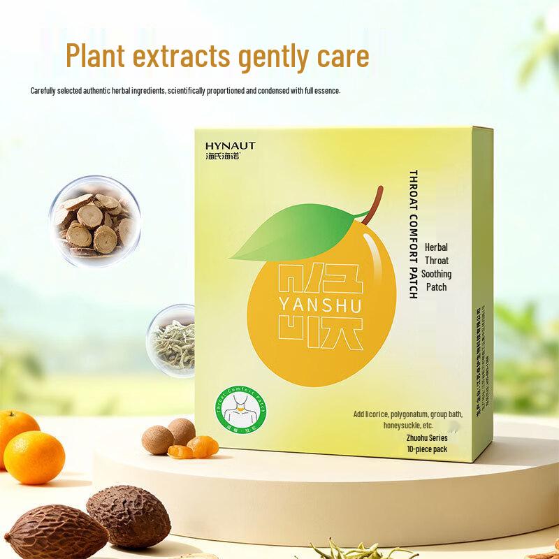 Haishi Hainuo Herbal Throat Patches for Adults & Children