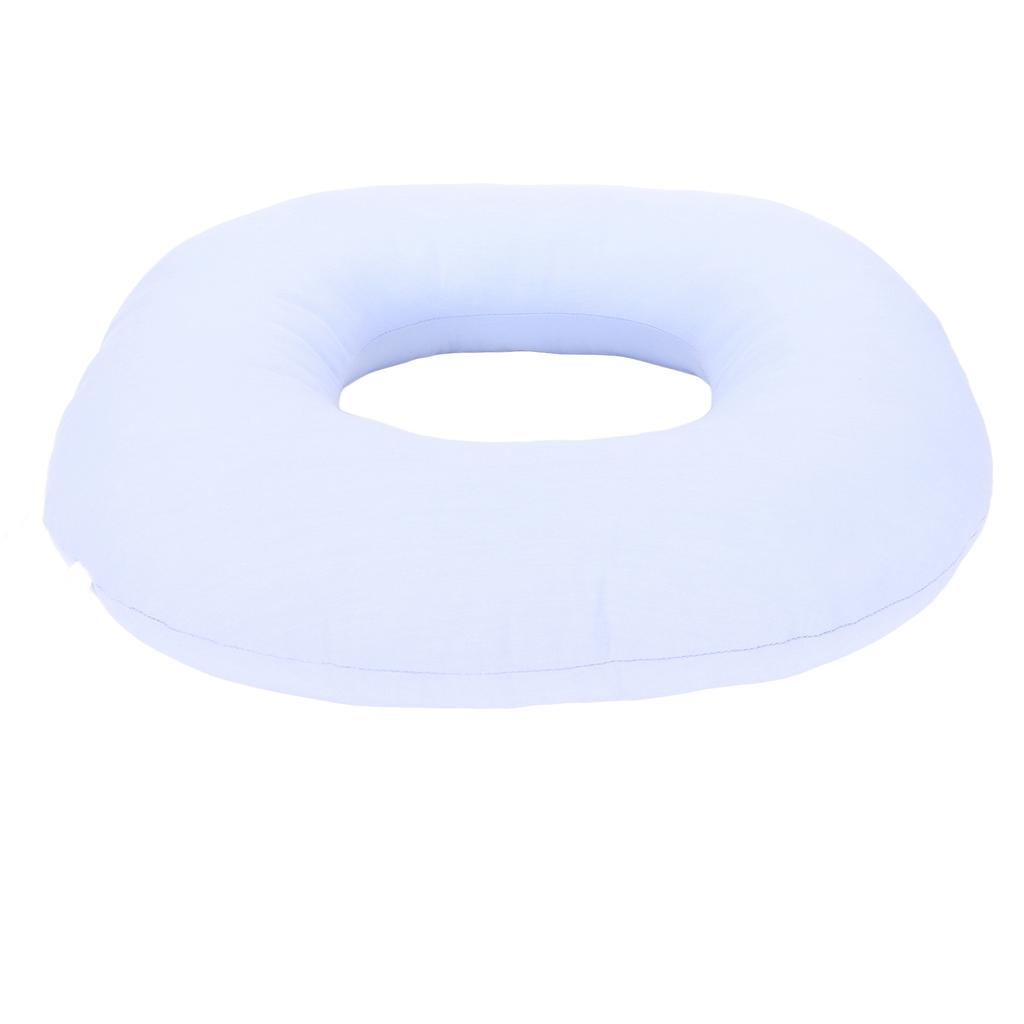 14.2in Bed Sore Cushion Blue Hip Decompression Pressure Relief Butt Sitting Pillow for Patient Blue