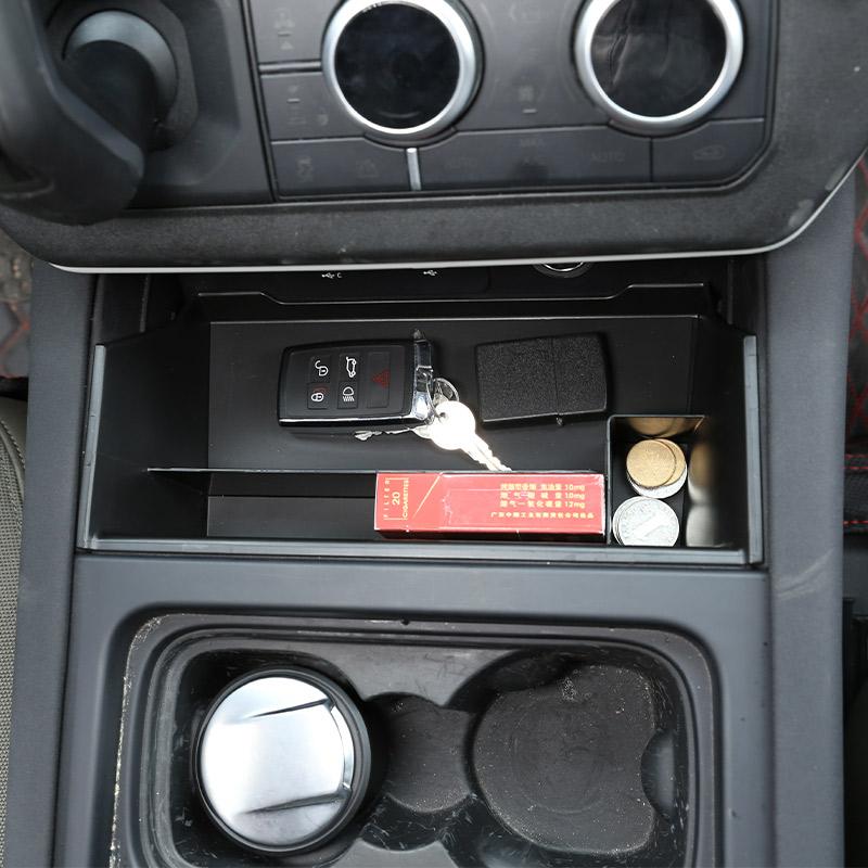 NEW!!!Black ABS For Land Rover Defender 90 110 2020-2024 Car Styling ABS Black Car Central Storage Box Phone Box Car Accessories