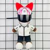 Motorcycle Doll Bear Helmet Model Motorcycle Pendant Doll Plush Doll Doll