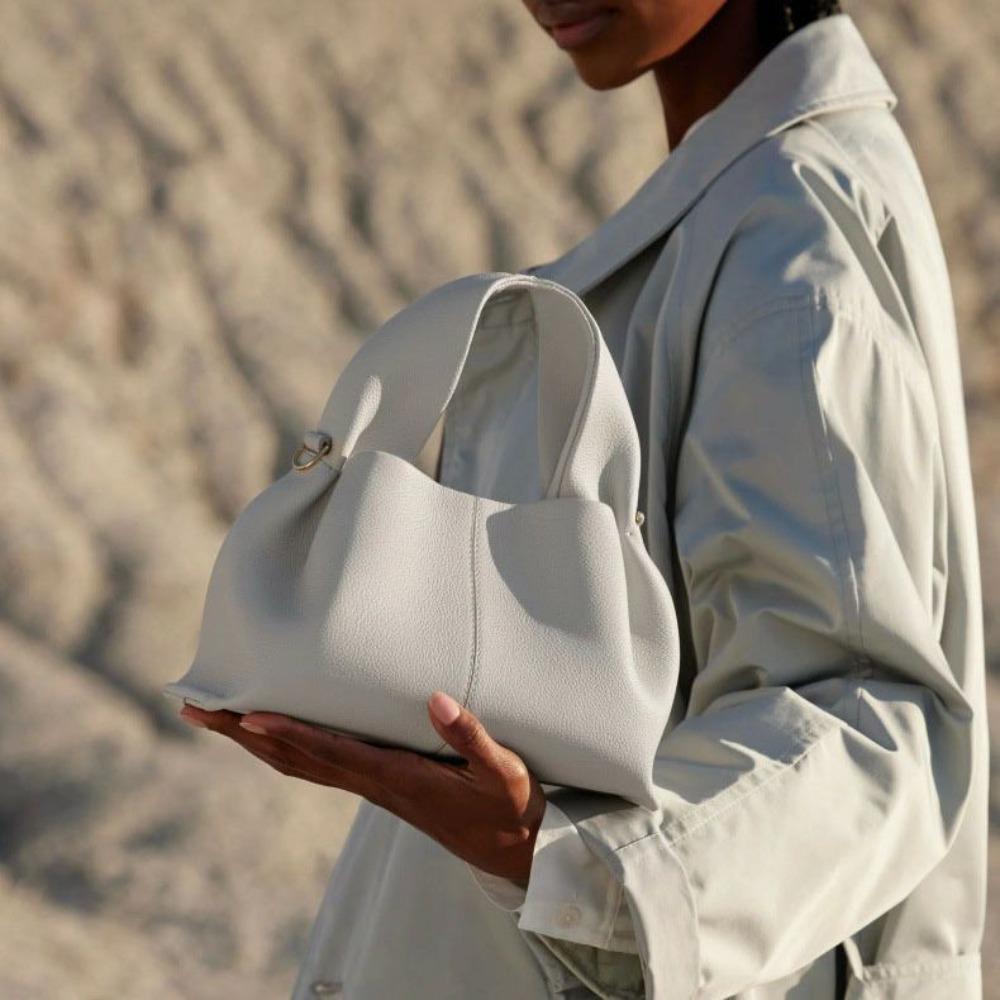 Niche bag women's light luxury messenger bag cloud dumpling bag bag high-end handbag lunch box bag