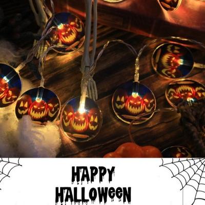 Luminous Halloween LED String Lights Twinkle Halloween Garland Lights Street Decoration