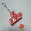 New 2/3/4 Keys Keyboard Keychain Key Button Pass The Time Keycap Keychain Transparent Stress Relief Pinch Adult