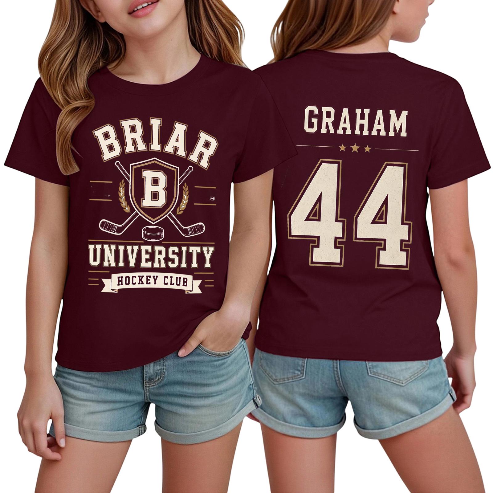 Kids Printed Short Sleeve T-Shirt - Round Neck Loose Fit for Boys Girls 120