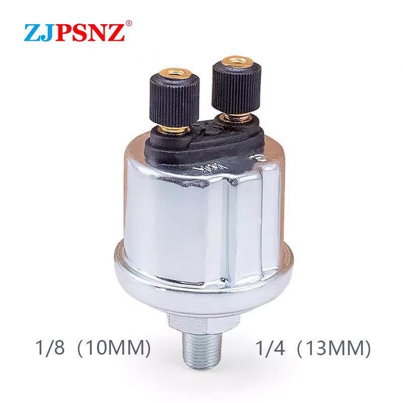 VDO Oil Pressure Sensor 1/4NPT 1/8NPT 10MM 13MM Universal 0 to 10 Bars Stainless Crew Plug Alarm Pressure Sensor Universal