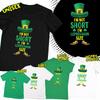 St Patricks Day I Am Not Short Irish Paddys Ireland 100% Cotton T-shirt Mens Tees Tops Tee Top #SPD
